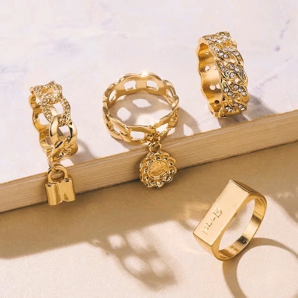 LOCK RING SET OF 4 - Picture 2 of 2